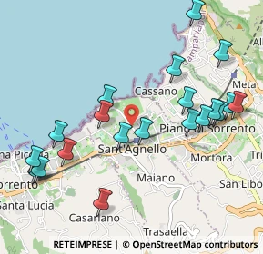 Mappa Viale dei Pini, 80065 Sant'Agnello NA, Italia (1.21)