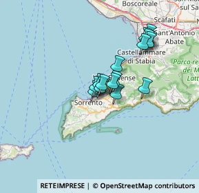 Mappa Viale dei Pini, 80065 Sant'Agnello NA, Italia (5.3725)