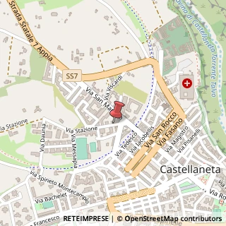 Mappa Via della Stazione, 3, 74011 Castellaneta, Taranto (Puglia)