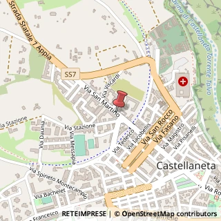 Mappa Via S. Martino, 23, 74011 Castellaneta TA, Italia, 74011 Castellaneta, Taranto (Puglia)