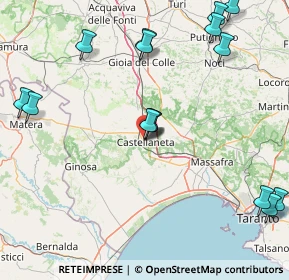 Mappa Via San Martino, 74011 Castellaneta TA, Italia (22.168)