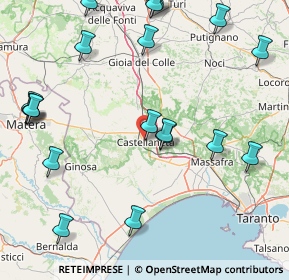 Mappa Via San Martino, 74011 Castellaneta TA, Italia (22.895)