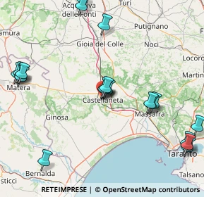 Mappa Via San Martino, 74011 Castellaneta TA, Italia (21.7095)