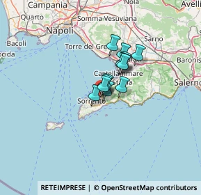 Mappa Piazza Cota, 80063 Piano di Sorrento NA, Italia (7.33308)