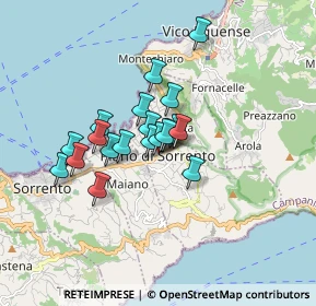 Mappa P.za Domenico Cota, 80063 Piano di Sorrento NA, Italia (1.265)