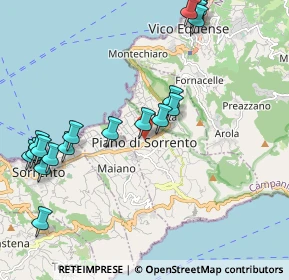 Mappa P.za Domenico Cota, 80063 Piano di Sorrento NA, Italia (2.56111)