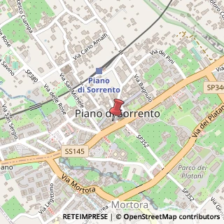 Mappa Piazza Cota, 4, 80063 Piano di Sorrento, Napoli (Campania)
