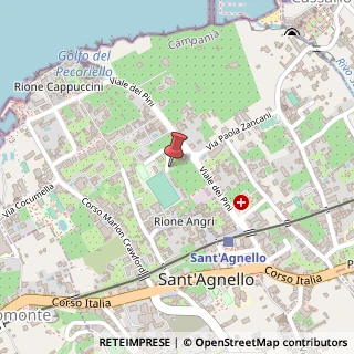 Mappa Viale dei Pini, 32, 80065 Sant'Agnello, Napoli (Campania)
