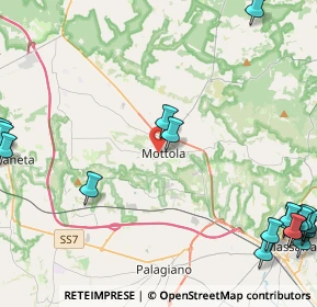 Mappa Via Madonna del Carmine, 74017 Mottola TA, Italia (7.577)