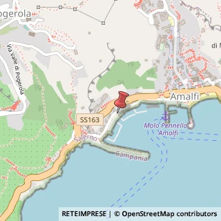 Mappa Via Lungomare dei Cavalieri, 7, 84011 Amalfi, Salerno (Campania)