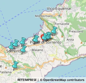 Mappa Via delle Rose, 80063 Piano di Sorrento NA, Italia (1.69818)