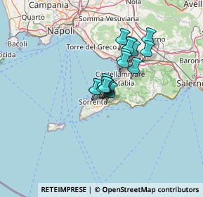 Mappa Via delle Rose, 80063 Piano di Sorrento NA, Italia (8.57294)