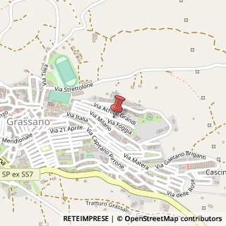 Mappa Via F. Ambrico, n. 71, 75014 Grassano, Matera (Basilicata)