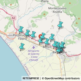 Mappa Via Etna, 84090 Montecorvino Pugliano SA, Italia (3.70438)