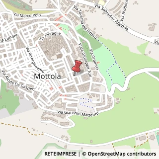 Mappa Via manzoni 20, 74017 Mottola, Taranto (Puglia)