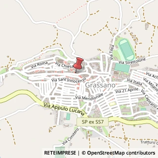 Mappa Via Regina Margherita, 65, 75100 Grassano, Matera (Basilicata)