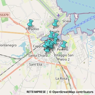 Mappa Via Imperatore Costantino, 72100 Brindisi BR, Italia (0.91727)