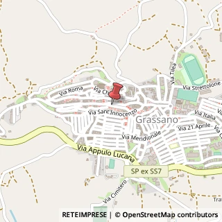 Mappa Via Regina Margherita, 75, 75014 Grassano, Matera (Basilicata)