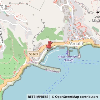 Mappa Via Lungomare dei Cavalieri, 5, 84011 Amalfi, Salerno (Campania)