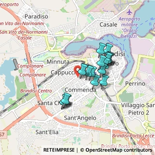Mappa 72100 Brindisi BR, Italia (0.7335)