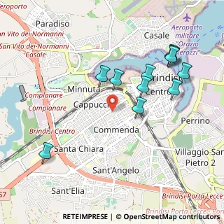 Mappa 72100 Brindisi BR, Italia (1.09545)