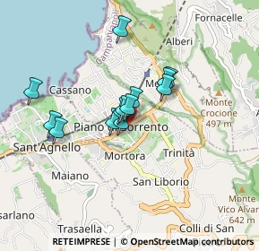 Mappa Via Cavoniello, 80063 Piano di Sorrento NA, Italia (0.68615)