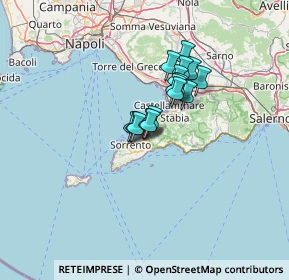 Mappa Via Cavoniello, 80063 Piano di Sorrento NA, Italia (8.82688)