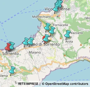 Mappa Via Cosenza 160 Corso Italia Piano di Sorrento, 80063 Piano di Sorrento NA, Italia (2.52786)