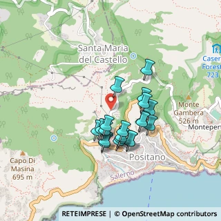 Mappa Via Monsignor Saverio Cinque, 84017 Positano SA, Italia (0.383)