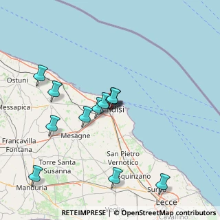 Mappa Via Dè Vacchedano, 72100 Brindisi BR, Italia (15.56583)