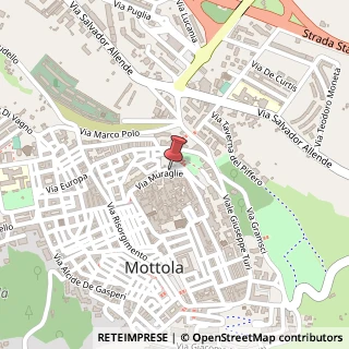 Mappa Via Muraglie, 17, 74017 Mottola, Taranto (Puglia)