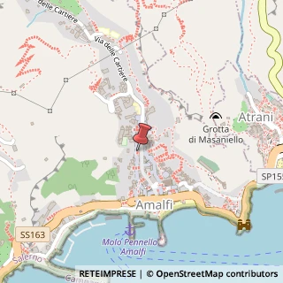 Mappa Via Pietro Capuano, 17, 84011 Amalfi, Salerno (Campania)