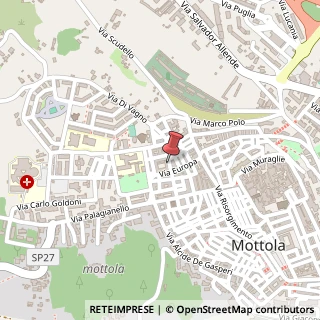 Mappa Via Michelangelo Buonarroti, 24, 74017 Mottola, Taranto (Puglia)