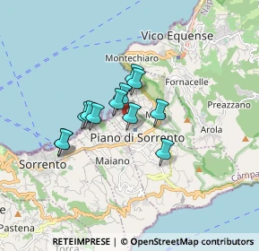 Mappa Via Carlo Amalfi, 80063 Piano di Sorrento NA, Italia (1.26417)