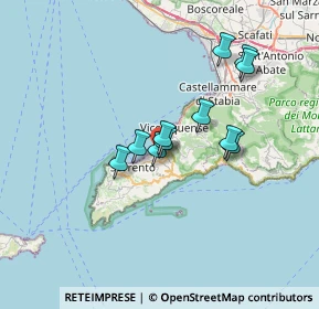 Mappa Via Carlo Amalfi, 80063 Piano di Sorrento NA, Italia (5.73545)