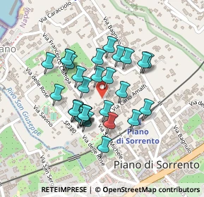 Mappa Via Carlo Amalfi, 80063 Piano di Sorrento NA, Italia (0.18333)