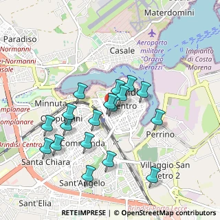 Mappa Via Giordano Bruno, 72100 Brindisi BR, Italia (0.94556)