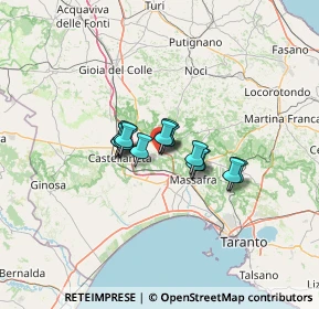 Mappa Via San Francesco D'Assisi, 74017 Mottola TA, Italia (7.82143)