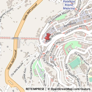 Mappa Via pisacane carlo, 85100 Potenza, Potenza (Basilicata)