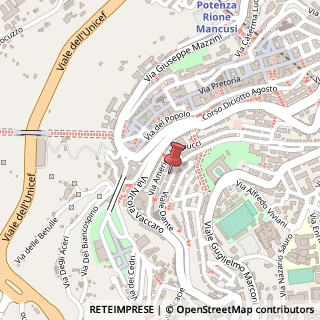 Mappa Viale Dante, 88, 85100 Potenza, Potenza (Basilicata)