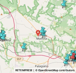 Mappa Via Sandro Pertini, 74017 Mottola TA, Italia (7.8455)