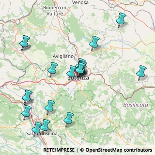 Mappa Larghetto Pisacane, 85100 Potenza PZ, Italia (18.0095)