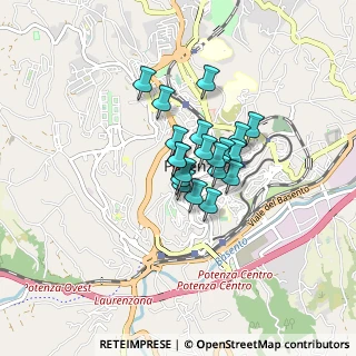 Mappa Larghetto Pisacane, 85100 Potenza PZ, Italia (0.5215)