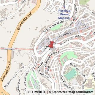 Mappa Via Nicola Vaccaro,  22, 85100 Potenza, Potenza (Basilicata)