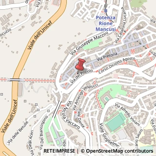 Mappa Via del Popolo, 19, 85100 Potenza, Potenza (Basilicata)