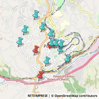 Mappa Vico Bertani Agostino, 85100 Potenza PZ, Italia (0.86462)