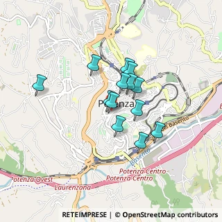 Mappa Vico Bertani Agostino, 85100 Potenza PZ, Italia (0.66615)