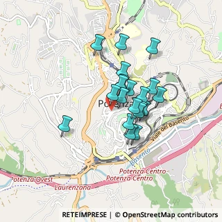 Mappa Vico Bertani Agostino, 85100 Potenza PZ, Italia (0.6795)