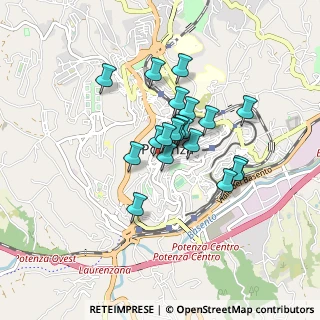 Mappa Vico Bertani Agostino, 85100 Potenza PZ, Italia (0.6595)