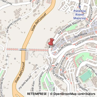 Mappa Via Giuseppe Mazzini,  17, 85100 Potenza, Potenza (Basilicata)